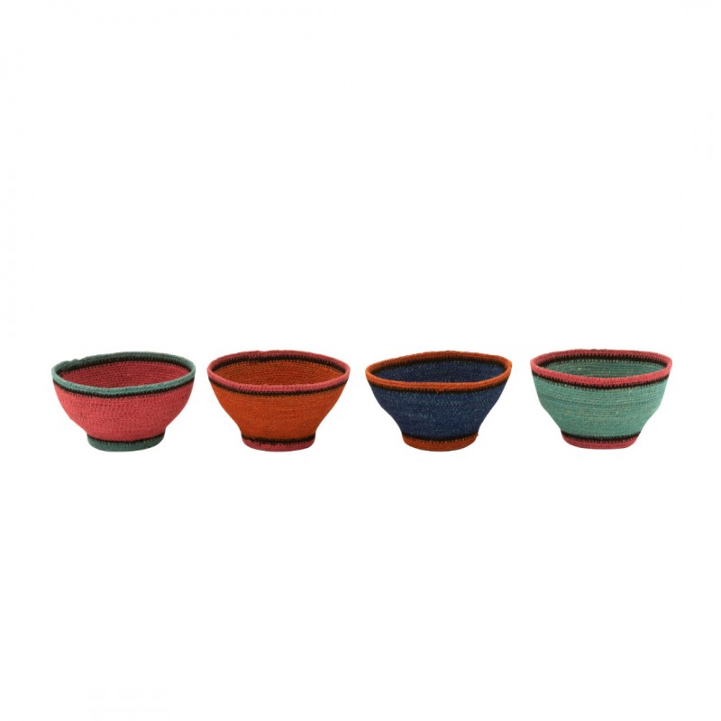 BASKET BOWL SEAGRASS MULTICOLOR MIX